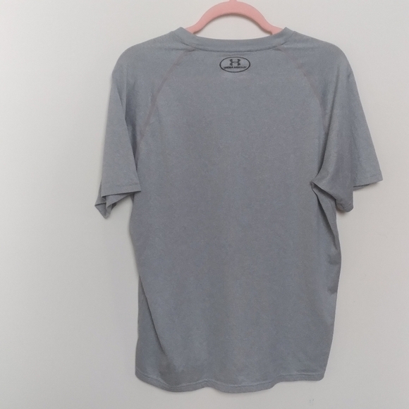 Under Armour Grey Loose Fit Short Sleeve Athletic Tee Shirt Size Medium - Picture 4 of 9
